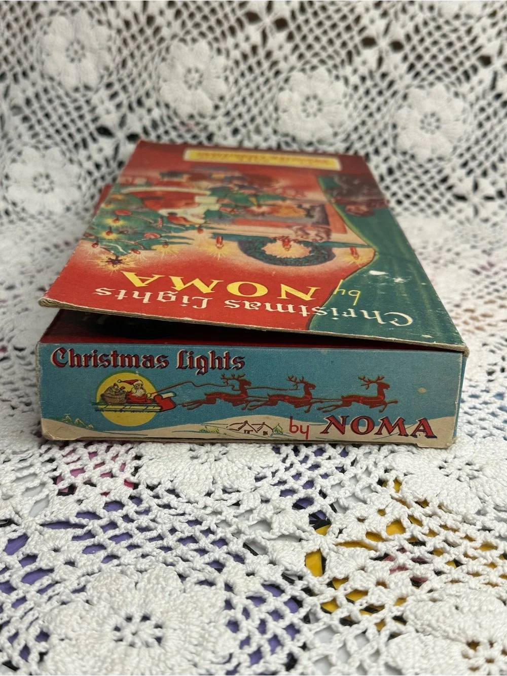 Vintage 1936 NOMA Christmas String Lights – Classic Holiday Décor
